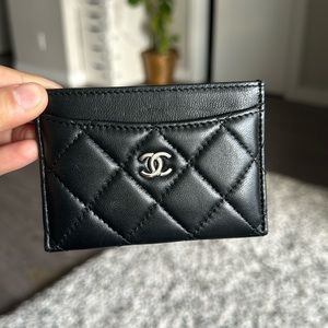Chanel card holder